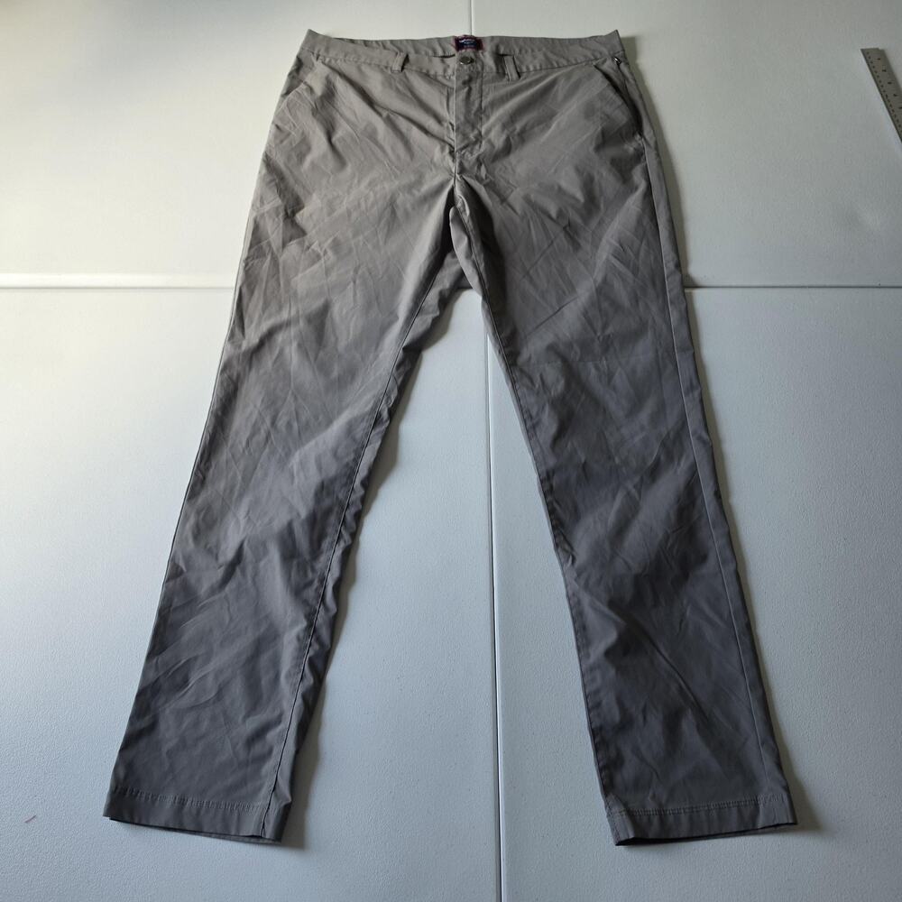 UNTUCKit Traveler Pant 2.0 Pants Mens 36x32 Gray Slim Fit Chino Travel